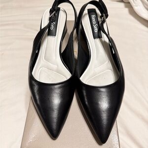 Black sling backs- Franco Sarto